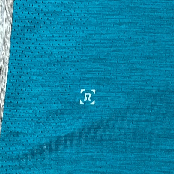 Lululemon Metal Vent Tech Surge Tank Men’s Small Aqua Blue Green Turquoise - Picture 3 of 4